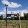 Installation statio météo en vigne