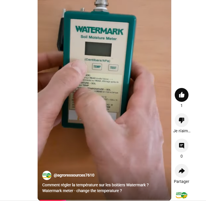 video temperature watermark